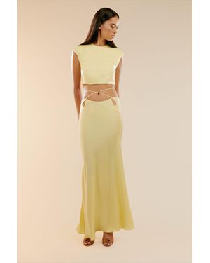 Bardot Marli Maxi Skirt - Yellow