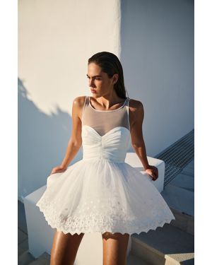 Bardot Hilda Hoop Mini Dress - White