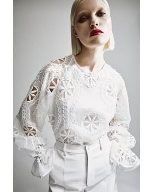 Bardot Rosalee Lace Blouse - Multicolor