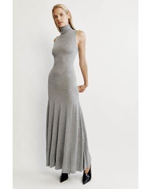 Bardot Astoria Knit Maxi Dress - Gray