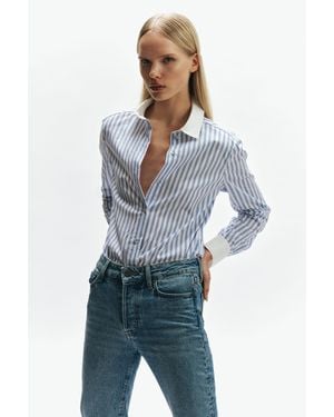Bardot Soliea Striped Shirt - Blue