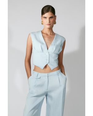 Bardot Geordy Vest Top - Blue