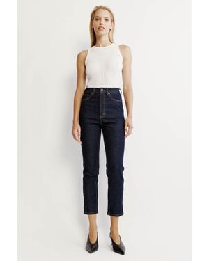 Bardot Heidi Straight Leg Jeans - Blue