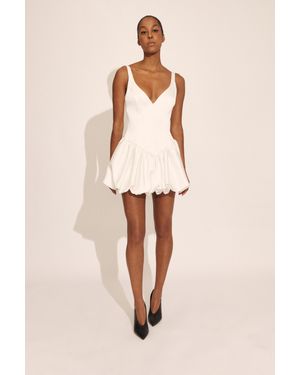 Bardot Oria Bubble Mini Dress - Natural