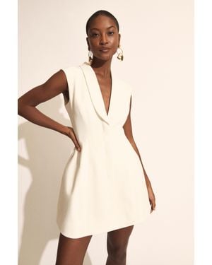 Bardot Destene Hourglass Mini Dress - Natural