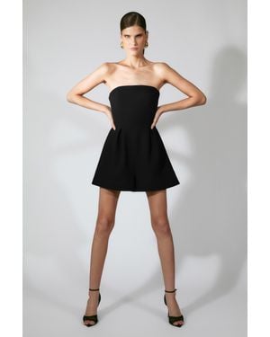 Bardot Karoline Strapless Playsuit - Natural
