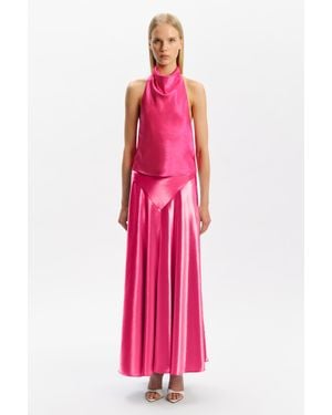 Bardot Toni Full Maxi Skirt - Pink