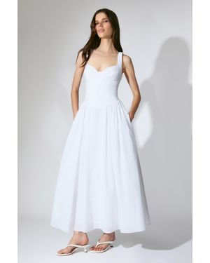 Bardot Theodora Cotton Maxi Dress - White