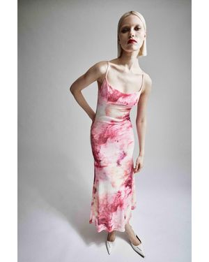 Bardot Adoni Printed Mesh Midi Dress - Multicolor