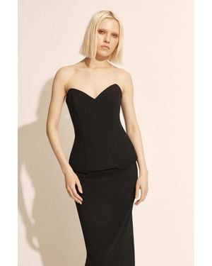 Bardot Mariska Longline Strapless Top - Black