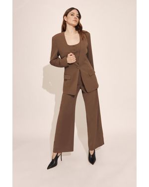 Bardot Ellera Fitted Blazer - Natural