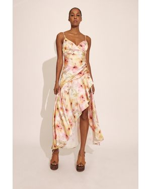 Bardot Sorella Printed Midi Dress - Natural