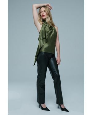Bardot Sierra Drape Front Top - Green