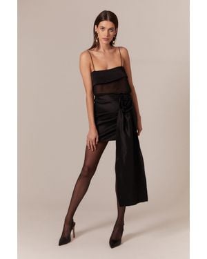 Bardot Carsen Flower Skirt - Natural