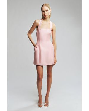Bardot Nevelle Halter Mini Dress - Natural