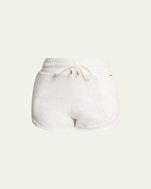 Melissa Odabash Harley Drawstring Shorts - Natural
