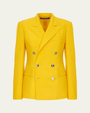 Ralph Lauren Camden Cashmere Jacket - Yellow