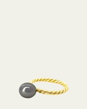 Haute Victoire Tahitian Pearl Hand Twisted Ring - Natural