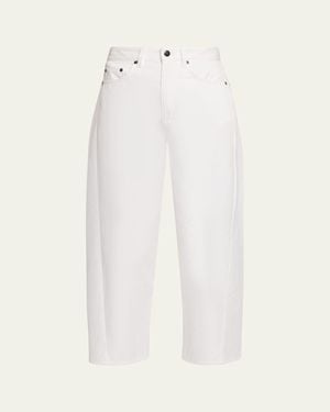 Maria McManus Bow Leg Crop Pants - White