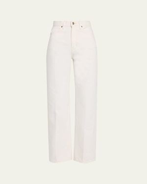 RÙADH Quinn Straight-Leg Denim Jeans - Natural