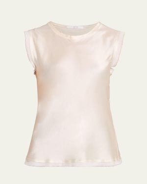 All Three Amanda Silk Tank Top - Natural