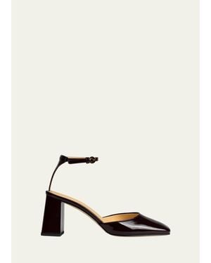 Dear Frances Felice Patent Leather Pumps - Natural