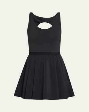 Beyond Yoga Score Pleated Active Dress - Black