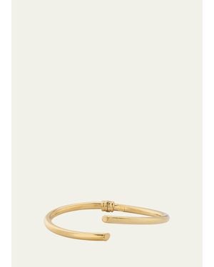 Lana Jewelry 14K Skinny Layered Echo Hollow Bangle Bracelet - Natural