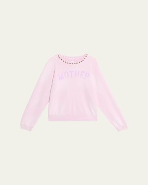 Mother The Camper Crewneck Sweatshirt - Pink