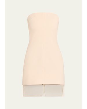 Esse Studios Issia Strapless Mini Dress - Natural