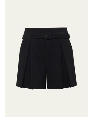 Cinq À Sept Kama Belted Shorts - Black