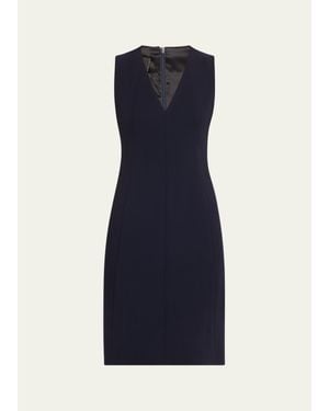 Akris Sleeveless V-Neck Dress - Black