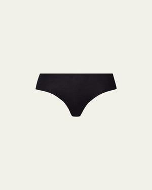 Hanro Invisible Cotton High-Cut Briefs - Black