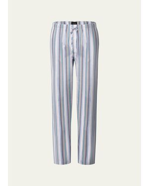 Hanro Night & Day Woven Lounge Pants - Blue