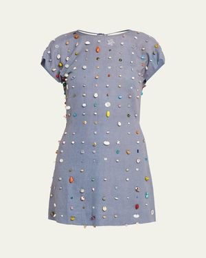Designer Short Sleeve Backless Dresses for Women - Up to 73% off | Lyst