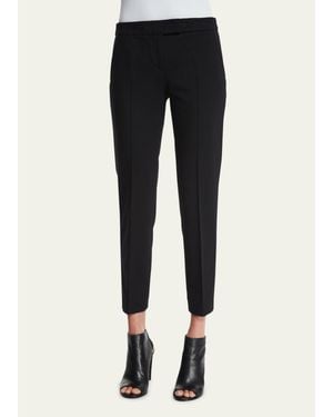 Akris Punto Frankie Slim-Leg Ankle Pants - Blue