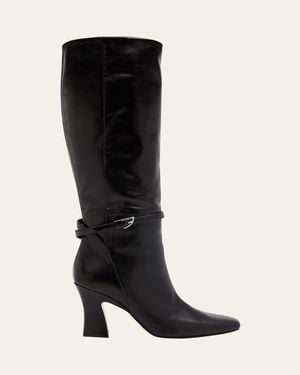 NODALETO Nodstalgia Scarlett Leather Knee-High Boots - Black