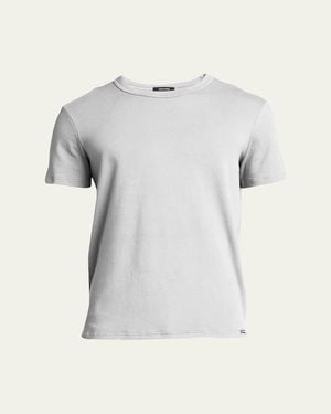 Tom Ford Solid Stretch Jersey T-Shirt - Gray