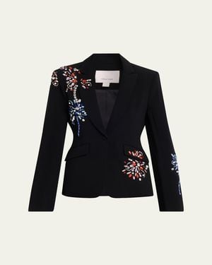 Cinq À Sept Kendall Twilight Spark Jacket - Blue
