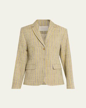 Ulla Johnson Matteo Stripe Jacket - Natural