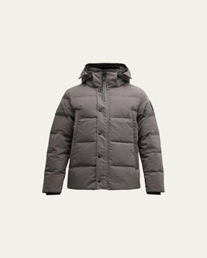 Canada Goose Coated Wyndham Label Parka - Gray