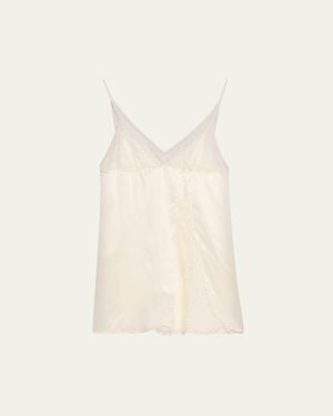 Lise Charmel Bellissime Amour Lace & Stretch Silk Babydoll - Natural