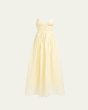 Aje. Vacation Maxi Dress - Natural