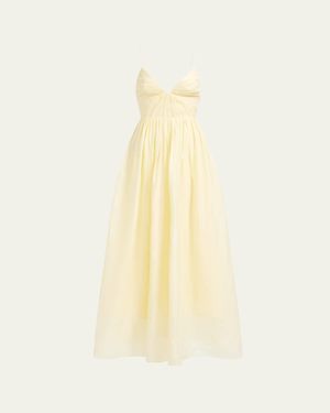Aje. Vacation Maxi Dress - Natural