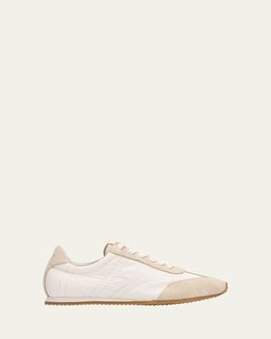 TOTEME Flex Low-Top Runner Sneakers - Natural