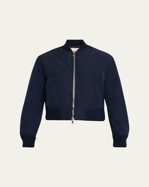 Officine Generale Florine Bomber Jacket - Blue