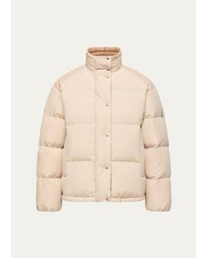 Moncler Verone Short Down Jacket - Natural