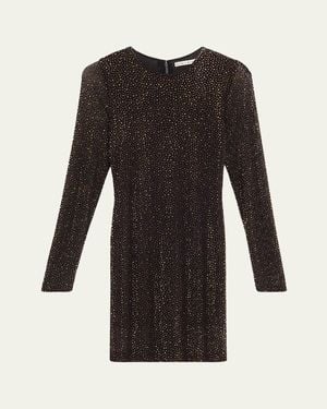 Alice + Olivia Delora Embellished Mini Dress - Black