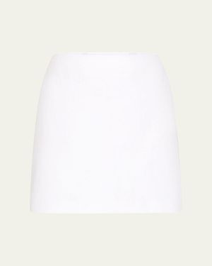 Posse Alice Linen Mini Skirt - White