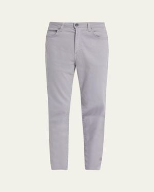 Monfrere Brando Straight Leg 5-Pocket Pants - Gray